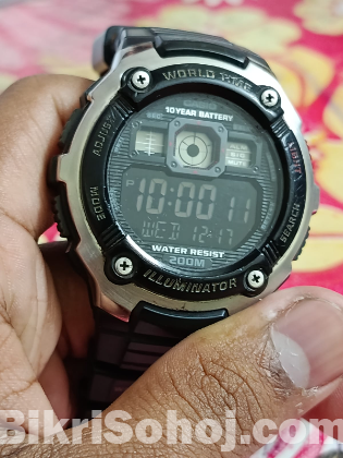 Digital casio watch